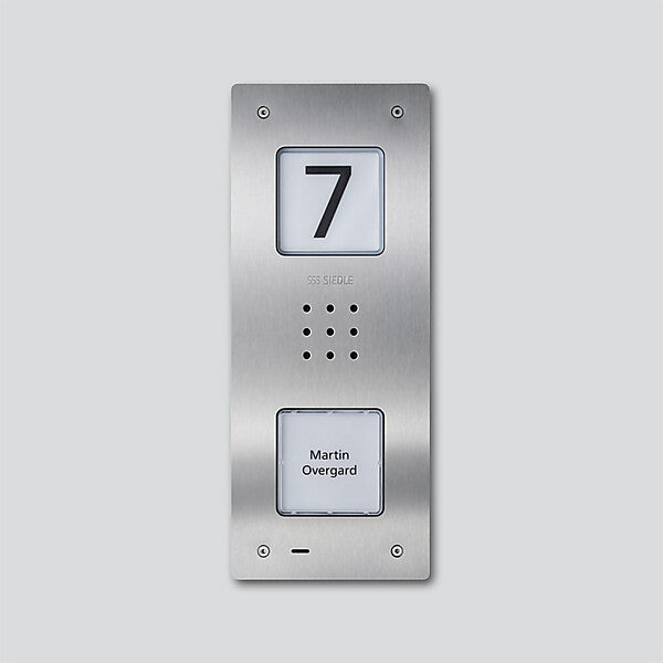 Siedle Audio-Türstation Edelstahl gebürstet CAU 850-1-0 E